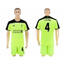 Liverpool #4 Toure Sec Away Soccer Club Jersey