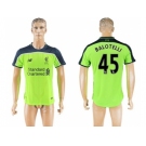 Liverpool #45 Balotelli Sec Away Soccer Club Jersey1