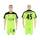 Liverpool #45 Balotelli Sec Away Soccer Club Jersey