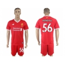 Liverpool #56 Randall Red Home Soccer Club Jersey