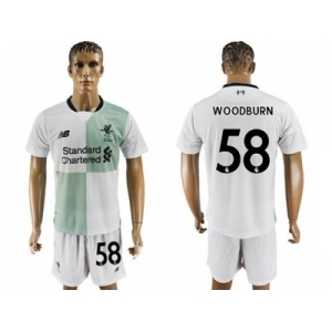 Liverpool #58 Woodburn Away Soccer Club Jersey1