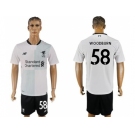 Liverpool #58 Woodburn Away Soccer Club Jersey