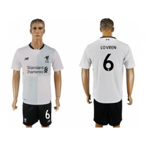 Liverpool #6 Lovren Away Soccer Club Jersey