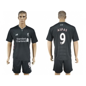 Liverpool #9 Aspas Away Soccer Club Jersey