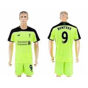 Liverpool #9 Benteke Sec Away Soccer Club Jersey