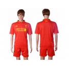 Liverpool Blank Red Home Soccer Club Jersey1