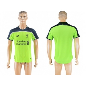 Liverpool Blank Sec Away Soccer Club Jersey1