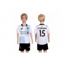 Liverpool #15 Sturridge Away Kid Soccer Club Jersey