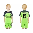 Liverpool #15 Sturridge Sec Away Kid Soccer Club Jersey