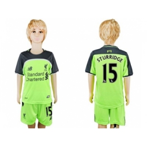 Liverpool #15 Sturridge Sec Away Kid Soccer Club Jersey