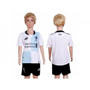 Liverpool Blank Away Kid Soccer Club Jersey