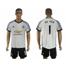 Manchester United #1 De GEA White Soccer Club Jersey