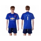 Manchester United #1 De Gea Away Soccer Club Jersey 1