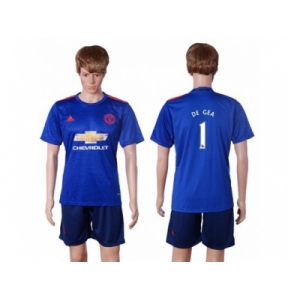 Manchester United #1 De Gea Away Soccer Club Jersey 1