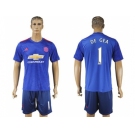 Manchester United #1 De Gea Away Soccer Club Jersey 2
