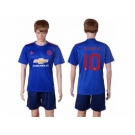 Manchester United #10 Rooney UEFA Champions Away Soccer Club Jersey