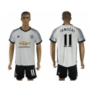 Manchester United #11 Januzaj White Soccer Club Jersey