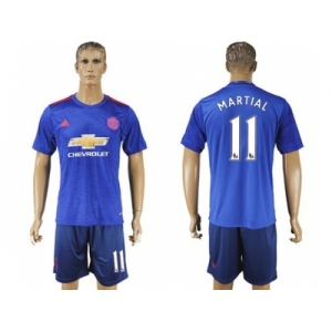 Manchester United #11 Martial Away Soccer Club Jersey 1