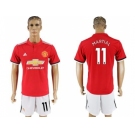 Manchester United #11 Martial Red Home Soccer Club Jersey