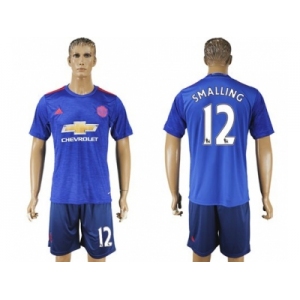 Manchester United #12 Smalling Away Soccer Club Jersey 2