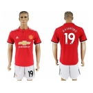 Manchester United #19 Rashford Red Home Soccer Club Jersey