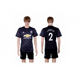 Manchester United #2 Lindelof Away Soccer Club Jersey