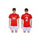 Manchester United #2 Lindelof Red Home Soccer Club Jersey