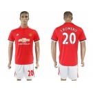 Manchester United #20 S.Romero Red Home Soccer Club Jersey 1