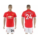 Manchester United #24 Fosu-Mensah Red Home Soccer Club Jersey 1
