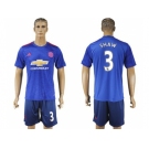 Manchester United #3 Shaw Away Soccer Club Jersey