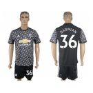 Manchester United #36 Darmian Black Soccer Club Jersey