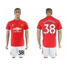 Manchester United #38 Tuanzebe Red Home Soccer Club Jersey 1