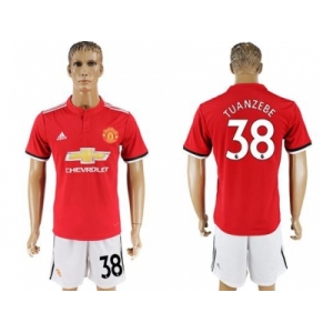 Manchester United #38 Tuanzebe Red Home Soccer Club Jersey