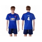 Manchester United #4 Jones Away Soccer Club Jersey 1