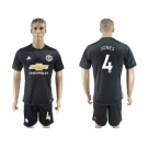 Manchester United #4 Jones Away Soccer Club Jersey