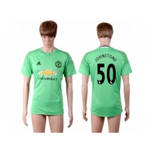 Manchester United #50 Johnstone Green Soccer Club Jersey
