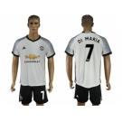 Manchester United #7 Di Maria White Soccer Club Jersey