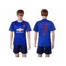 Manchester United #7 Memphis UEFA Champions Away Soccer Club Jersey
