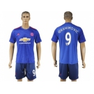 Manchester United #9 Ibrahimovic Away Soccer Club Jersey 1