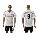 Manchester United #9 Ibrahimovic White Soccer Club Jersey 1