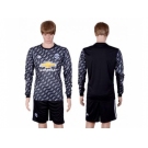 Manchester United Blank Away Long Sleeves Soccer Club Jersey