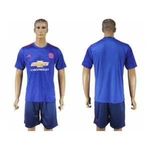 Manchester United Blank Away Soccer Club Jersey 4