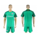 Manchester United Blank Green Goalkeeper Soccer Club Jersey 2