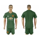 Manchester United Blank Green Goalkeeper Soccer Club Jersey