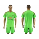 Manchester United Blank Green Soccer Club Jersey 1