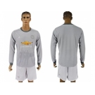 Manchester United Blank Sec Away Long Sleeves Soccer Club Jersey