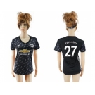 Women Manchester United #27 Fellaini Away Soccer Club Jersey