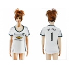 Women's Manchester United #1 DE GEA Sec Away Soccer Club Jersey
