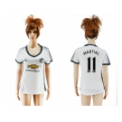Women's Manchester United #11 Martial Sec Away Soccer Club Jersey