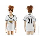 Women's Manchester United #21 Ander Herrera Sec Away Soccer Club Jersey
